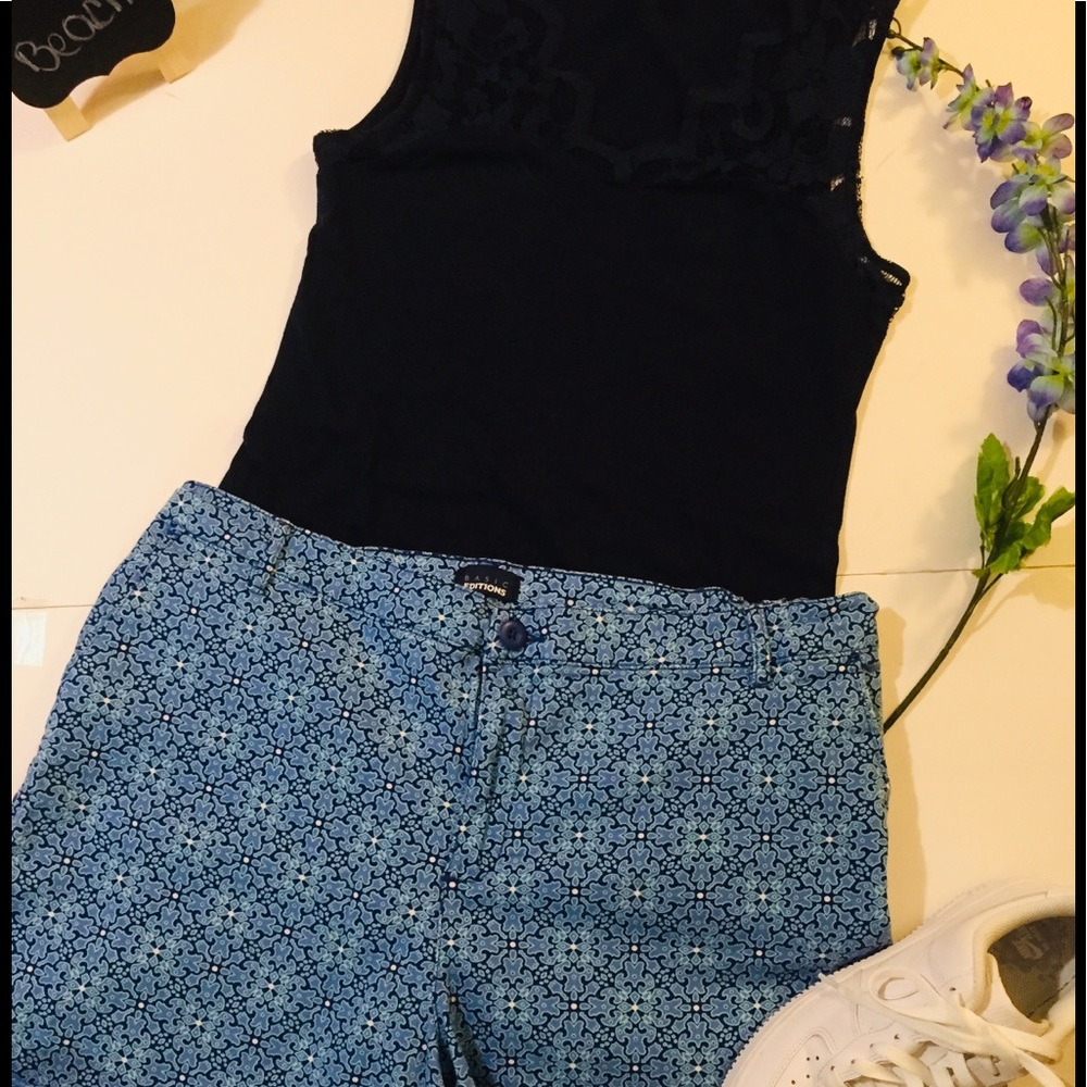 BASIC EDITIONS Short summer casual boho